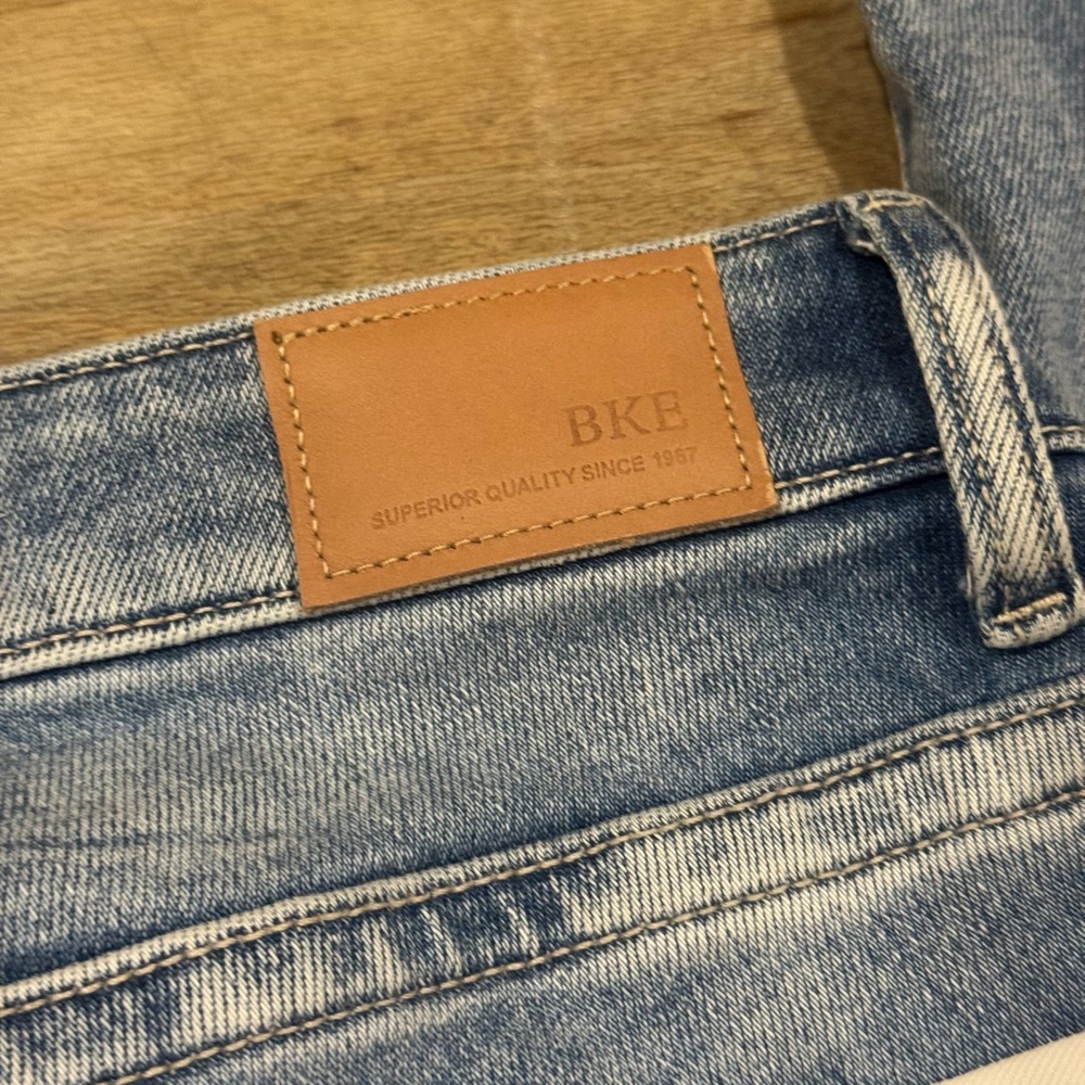 NEW BKE Python Bootcut Jeans Distressed Mid Rise … - image 5